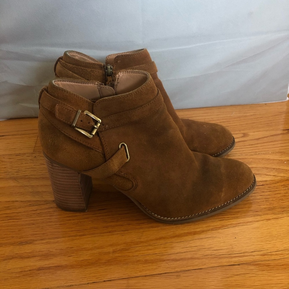 Franco Sarto Suede Booties